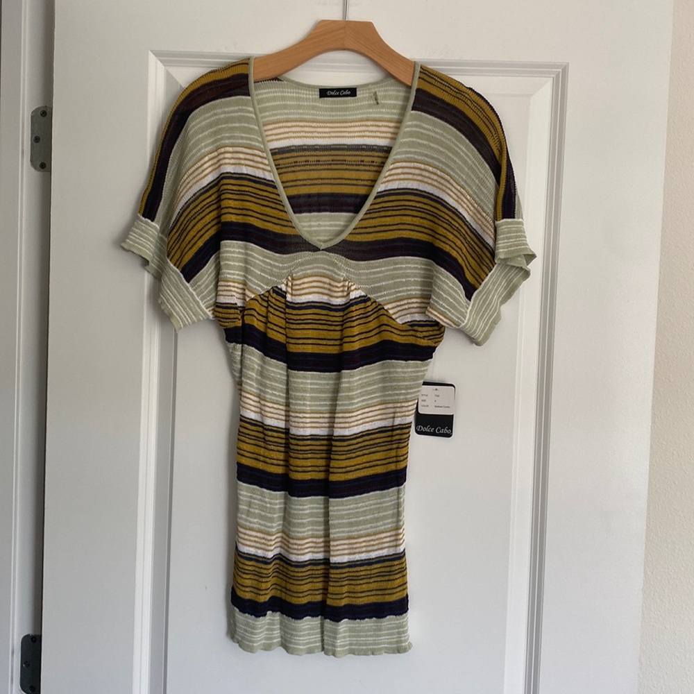 DOLCE CABO SWEATER KNIT TOP SIZE S NWT